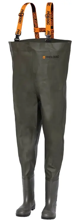 Hete Deal Prologic Avenger PVC Chest Waders Cleated Green 42/43
