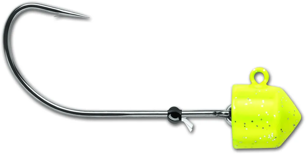 Superprijs VMC Swingin Ned Rig Chartreuse Jighead (3 Stuks) 5.3g