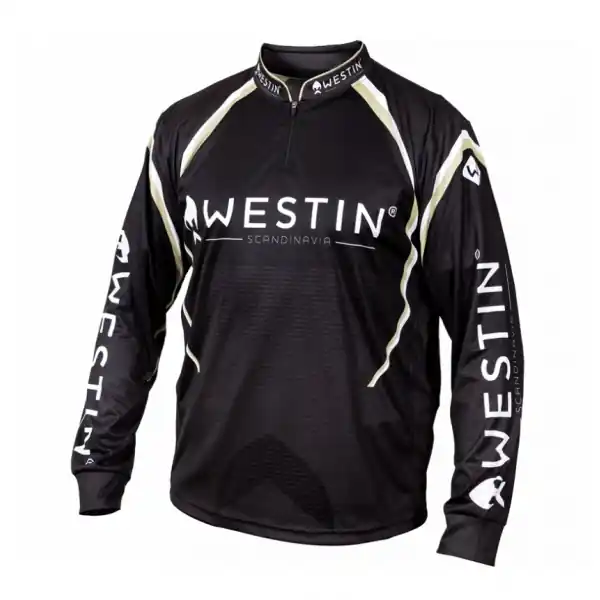 Rechtstreeks Van De Fabrikant Westin LS Tournament Shirt Black/Grey M