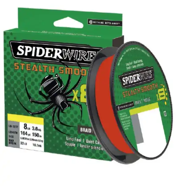 Rechtstreeks Van De Fabrikant Spiderwire Stealth Smooth 8 Red Gevlochten Lijn 300m Red 0.11mm (300m)