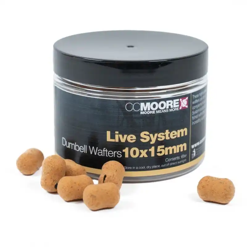 CC Moore Live System Dumbell Wafters 10x15mm (65g) Koop Online