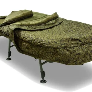 Uitverkoop Solar SP C-Tech Memory Foam Sleep System Solcam Camo (Stretcher + Slaapzak)