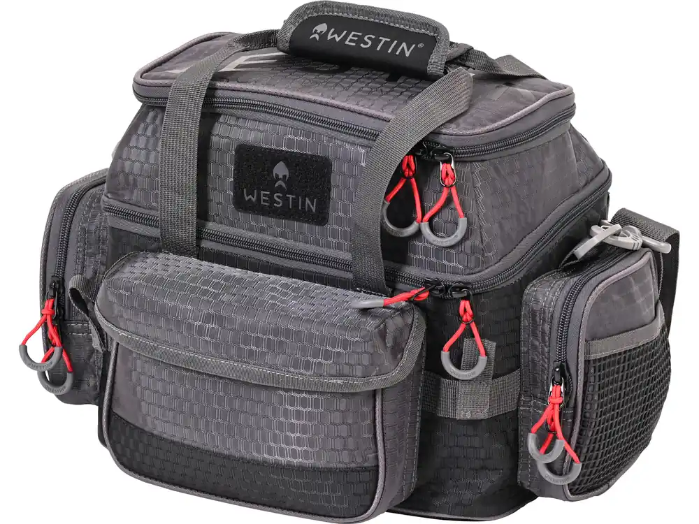 Merkproduct Westin W4 Lure Bag Small Titanium Black Schoudertas (Incl. 4 Tackleboxen)