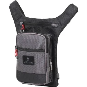 Westin W4 Leg Bag Medium Titanium Black Heuptas (Incl. 1 Tacklebox) Flitsaanbieding