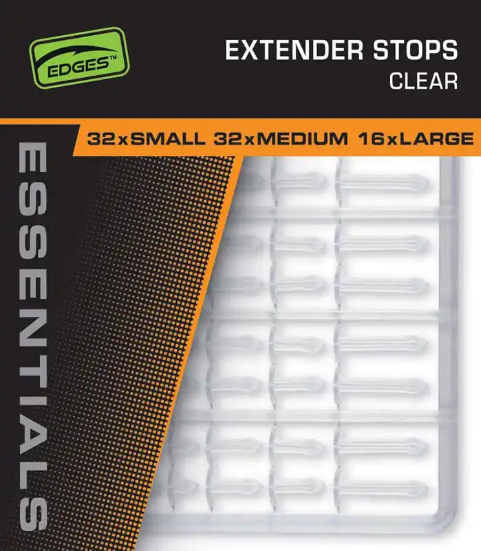 Gratis Retour Fox Edges Extender Boilie Stoppers Clear