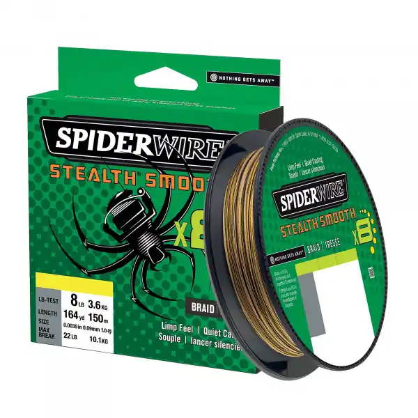 Spiderwire Stealth Smooth 8 Camo 300m Camo 0.23mm (300m) Bestel Nu