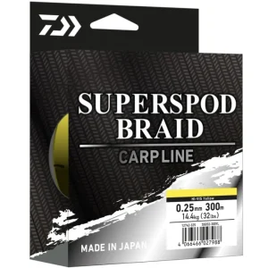 Daiwa Superspod Gevlochten Lijn 0.25mm (300m) Rechtstreeks Van De Fabrikant