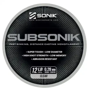 Sonik Subsonik Clear (3000m) 0.31mm/15lb Seizoensaanbieding