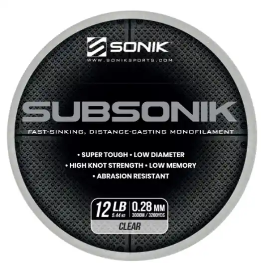 Sonik Subsonik Clear (3000m) 0.31mm/15lb Seizoensaanbieding