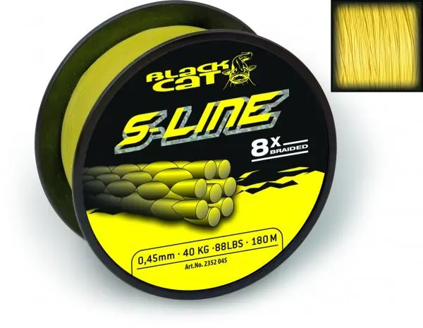 Black Cat S-Line 0,45mm Yellow 180m Lage Prijs