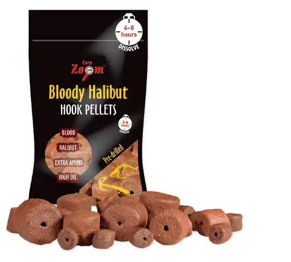 Finale Uitverkoop Carp Zoom Bloody Halibut Hook Pellets 150g 8mm