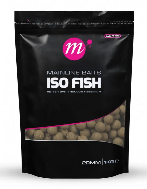 Mainline Shelf Life ISO Fish Boilies (1kg) 10mm Dagaanbieding