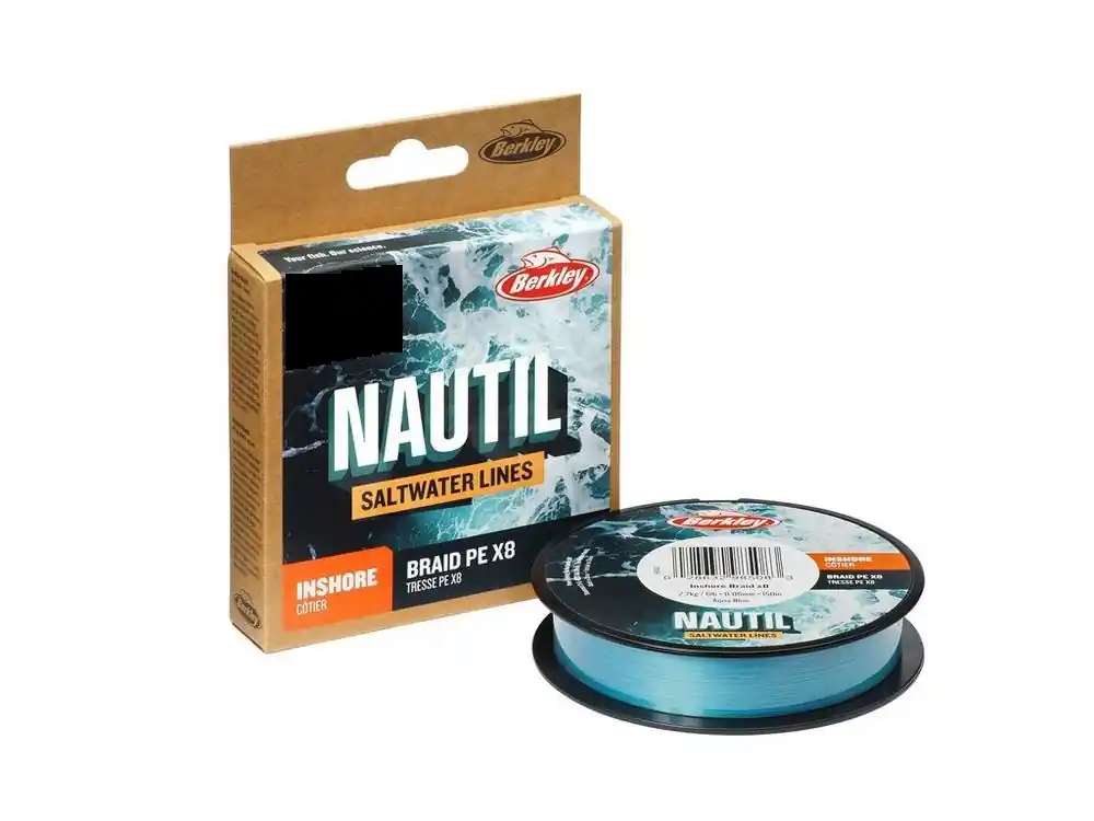 Berkley Nautil Inshore x8 Gevlochten Lijn Aqua Blue 300m 0.06mm (2.7kg) Koop Vandaag