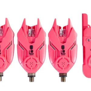 Weekendaanbieding Ultimate E-Tension Pink Bite Alarm Set 3+1