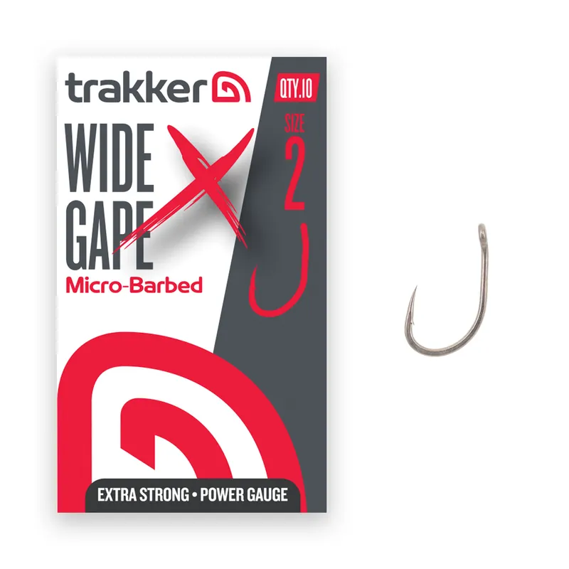Trakker Wide Gape XS Hooks Micro Barbed (10pcs) 4 Must-Have
