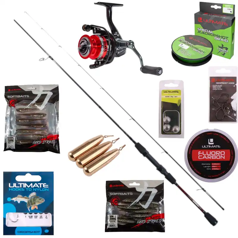 Gecertificeerd Ultimate Light Jig & Dropshot Set 1.90m (3-12g)