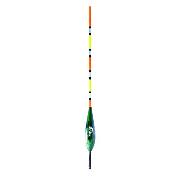 ImFlo Karper De Luxe Camouflage Green Dobber - Multi Colour 1.5g Voordeelprijs