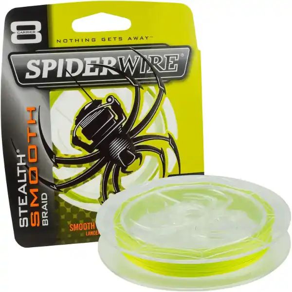 Snelle Levering Spiderwire Stealth Smooth 8 Yellow Braid Gevlochten Lijn 300m