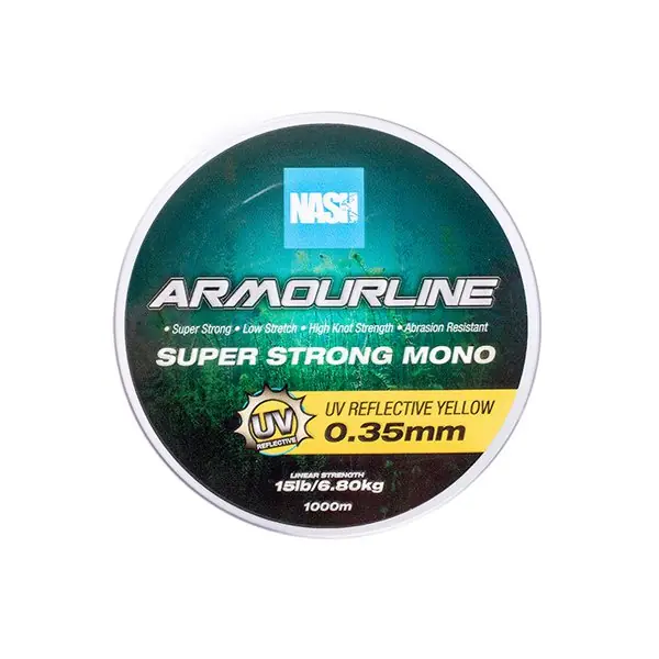 Nash TT Baseline Mono UV Yellow Nylon Lijn (1000m) 25lb/0.45mm Dagaanbieding