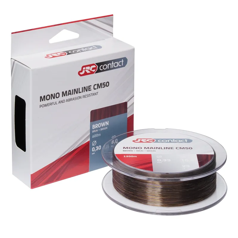 Nu Kopen JRC Contact CM50 Nylon Vislijn Brown 1200m 0.28mm (7kg)