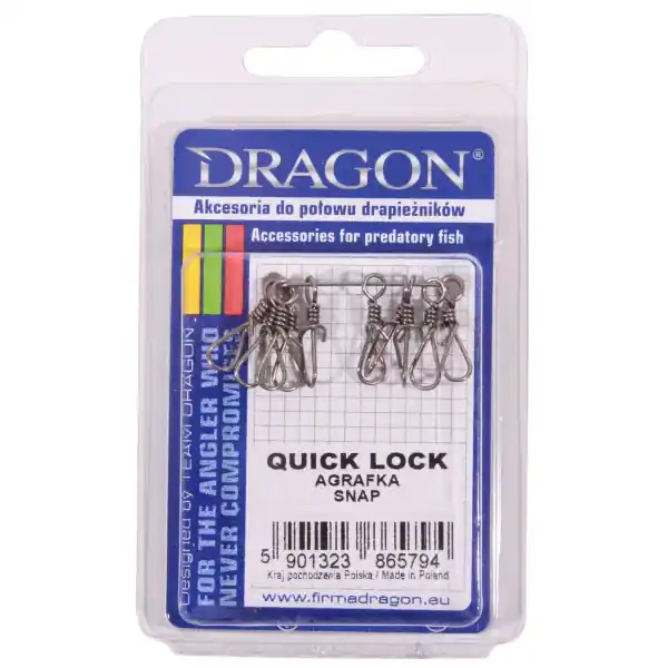 Direct Verzonden Dragon Quick Lock Snap 10 14mm 8kg