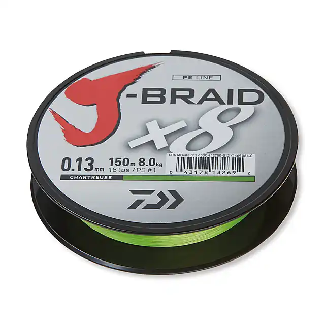 Must-Have Daiwa J-Braid X8 gevlochten lijn Chartreuse