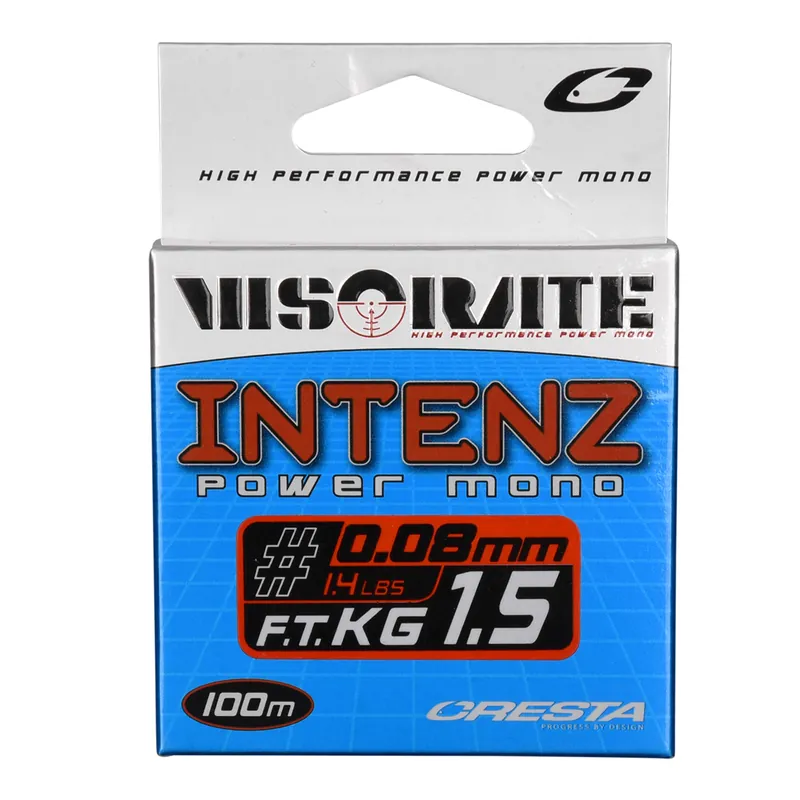 Beste Prijs Cresta Intenz Powermono Nylon Witvislijn 100m 0.08mm