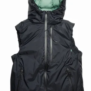 Koop Online Spro Aurora Down Vest Black Moss Green L