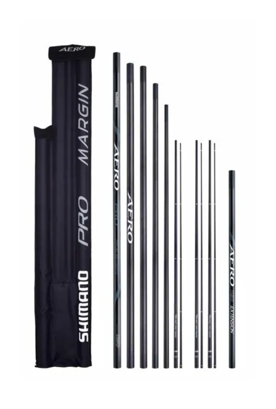 Shimano Aero Pro Margin Pole Vaste Hengel Pack 11.5m Direct Beschikbaar