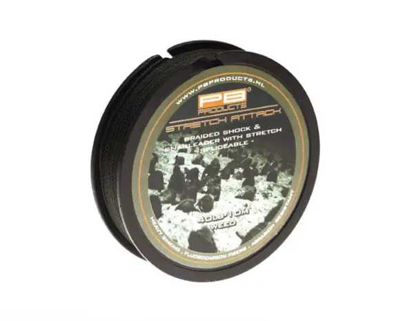Dagaanbieding PB Products Stretch Attack Shockleader Voorslag 10m (40lb) Weed