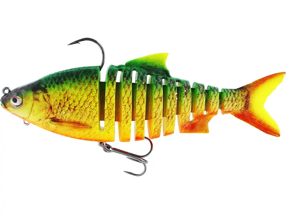 Westin Ricky The Roach Multi Jointed R2F 14cm (41g) Sinking Swimbait Firetiger Rudd Op = Op