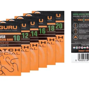 Nieuw Guru Match Special Barbed Witvis Haak (10 stuks) 14