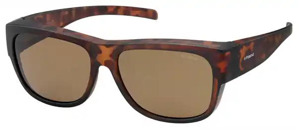 Dagaanbieding Polaroid PLD 9003/S Suncover Overzet Zonnebril Havana frame / brown glasses
