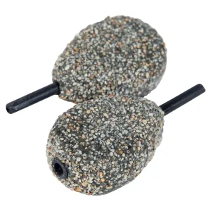Ultimate Flat Pear Inline Dark Gravel Karperlood (2 stuks) 85g Nieuw