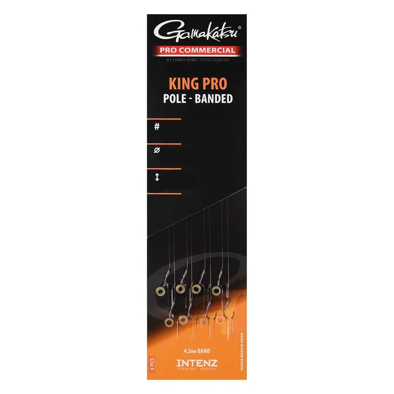 Favoriet Gamakatsu Coarse King Pro Pole Banded 15cm (8 Stuks) 10