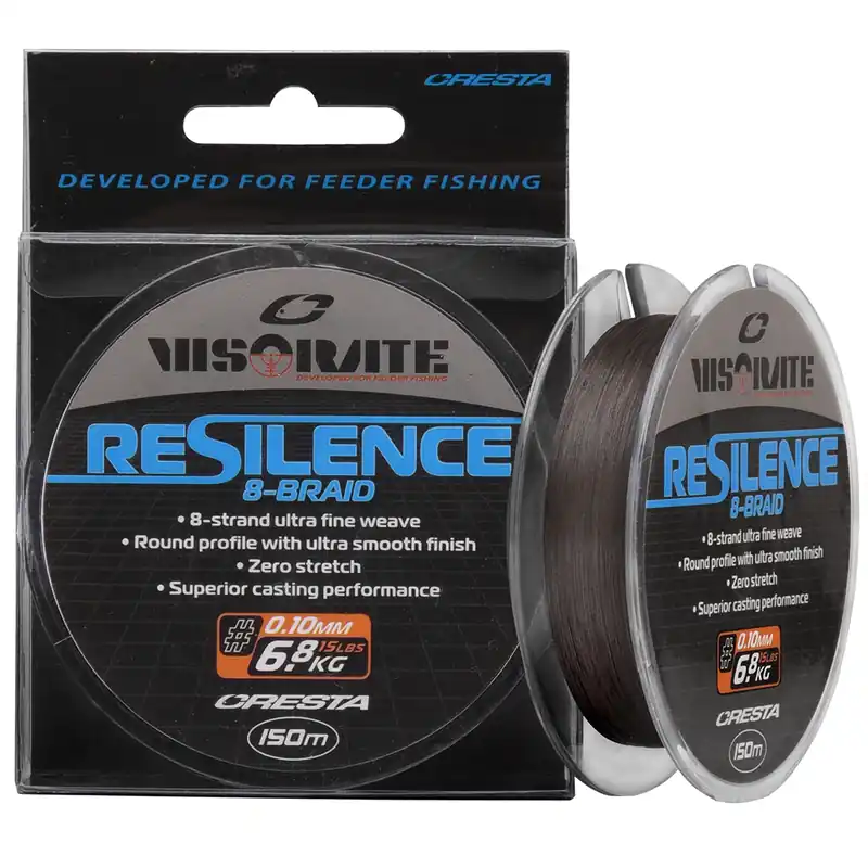Express Levering Cresta Visorate Resilence 8-Braid Gevlochten Witvislijn 150m 0.10mm