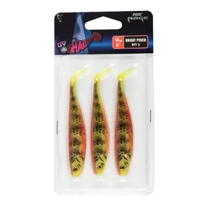 Beperkte Voorraad Fox Rage Pro Shad Pack, 10cm (3 stuks) Bright Perch