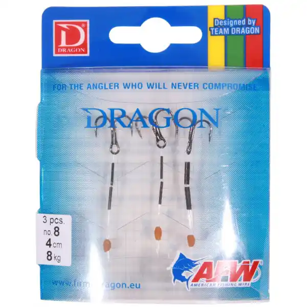 Snelle Levering Dragon Treble Hook Stingers Nylon, 3 stuks! 4cm