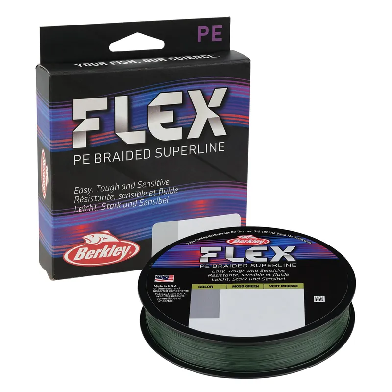 Rechtstreeks Van De Fabrikant Berkley Flex Braid Gevlochten Lijn (135m) 0.25mm