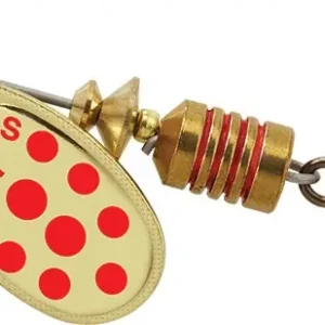 Favoriet Mepps Aglia Spinner Goud/Rood 3.5g