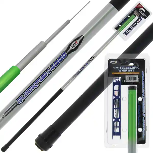NGT Quickfish Combo - 4m Vaste Hengel, Tuigje & Hakensteker Laatste Versie