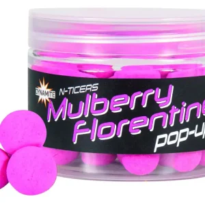 Dynamite Baits N-Ticers Mulberry Florentine Pop-Ups 12mm Beperkt Aanbod