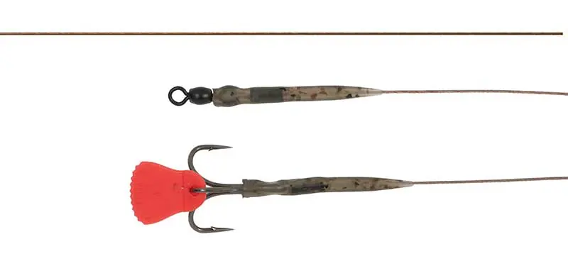 Merkproduct Fox Rage Predator Float Trace Onderlijn 52cm (40lb) Hooksize 4