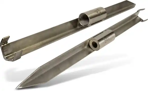 Snelle Levering Black Cat Stainless Steel Rod Holder 0,85m