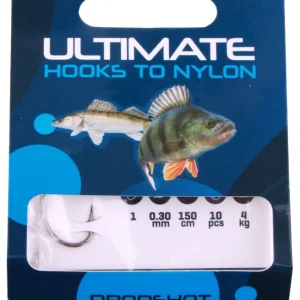 Ultimate Dropshot Rigs 10 stuks size 1 fluorocarbon 0.30mm Beperkte Voorraad