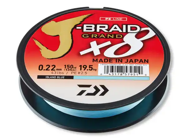 Daiwa J-Braid Grand X8E 135m IB 0.06mm Gratis Retour