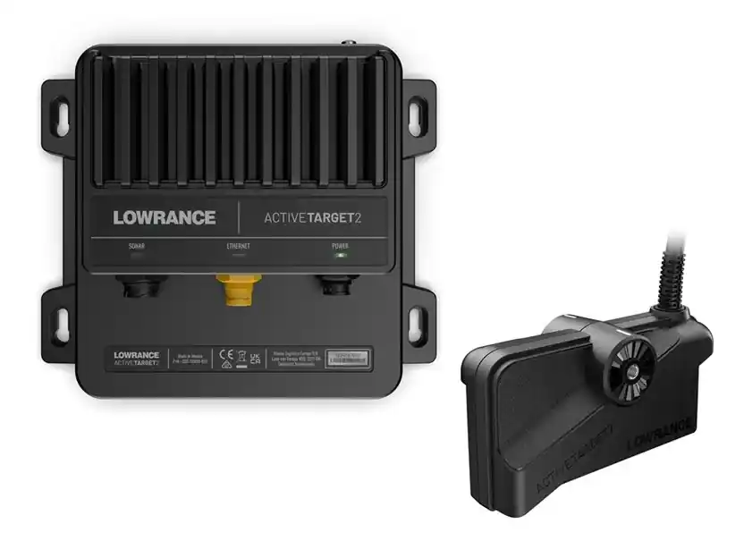 Lowrance Active Target 2 Fishfinder Compleet Met Blackbox & Transducer Direct Verzonden