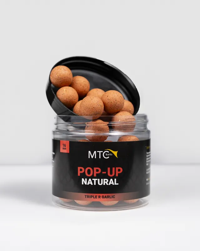 MTC Baits Pop-Up Hi-Natural Triple R Garlic (16mm en 20mm) 16mm Op = Op