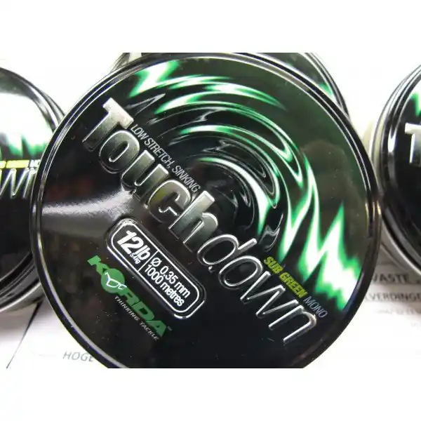 Korda Touch Down Sub Green (1000m) 0.35mm (12lb) Betrouwbaar