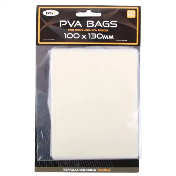 NGT PVA Bags (20pcs) 70x100 (20pcs) Merkproduct